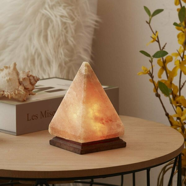 Lighting Business Abriella Pyramide Salt Lamp with 8 Color Modes LI3645356